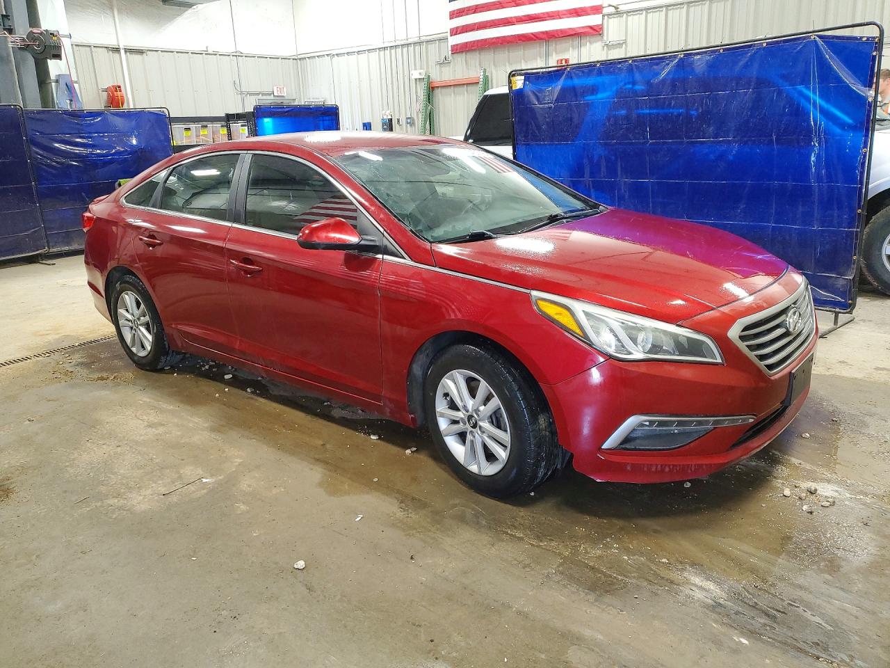 2015 Hyundai Sonata Se Red vin: 5NPE24AF4FH176961