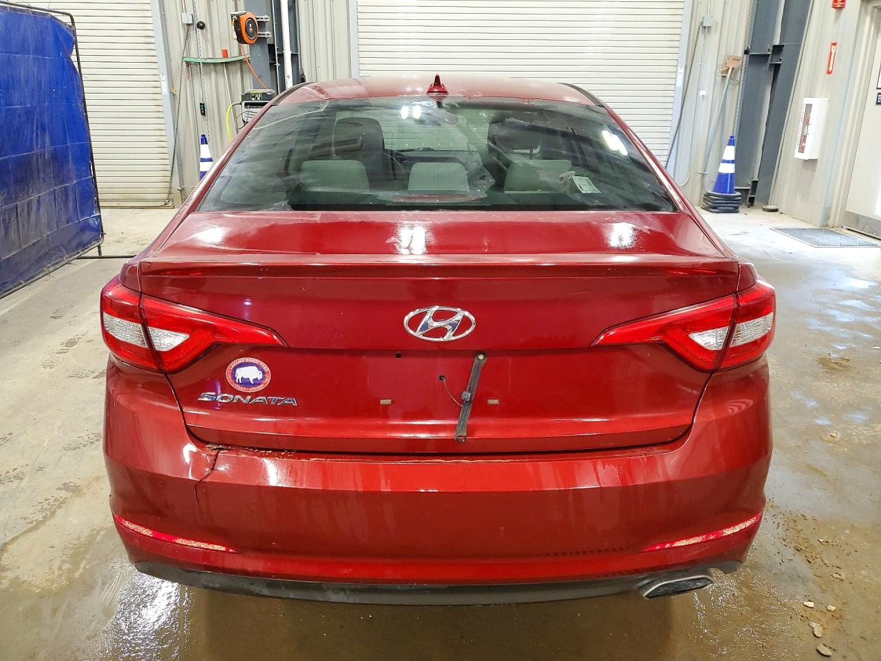 2015 Hyundai Sonata Se Red vin: 5NPE24AF4FH176961