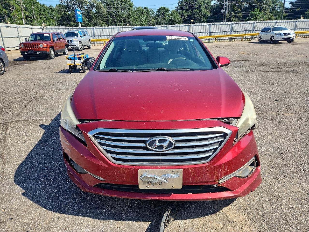 2015 Hyundai Sonata Se Red vin: 5NPE24AF4FH176992