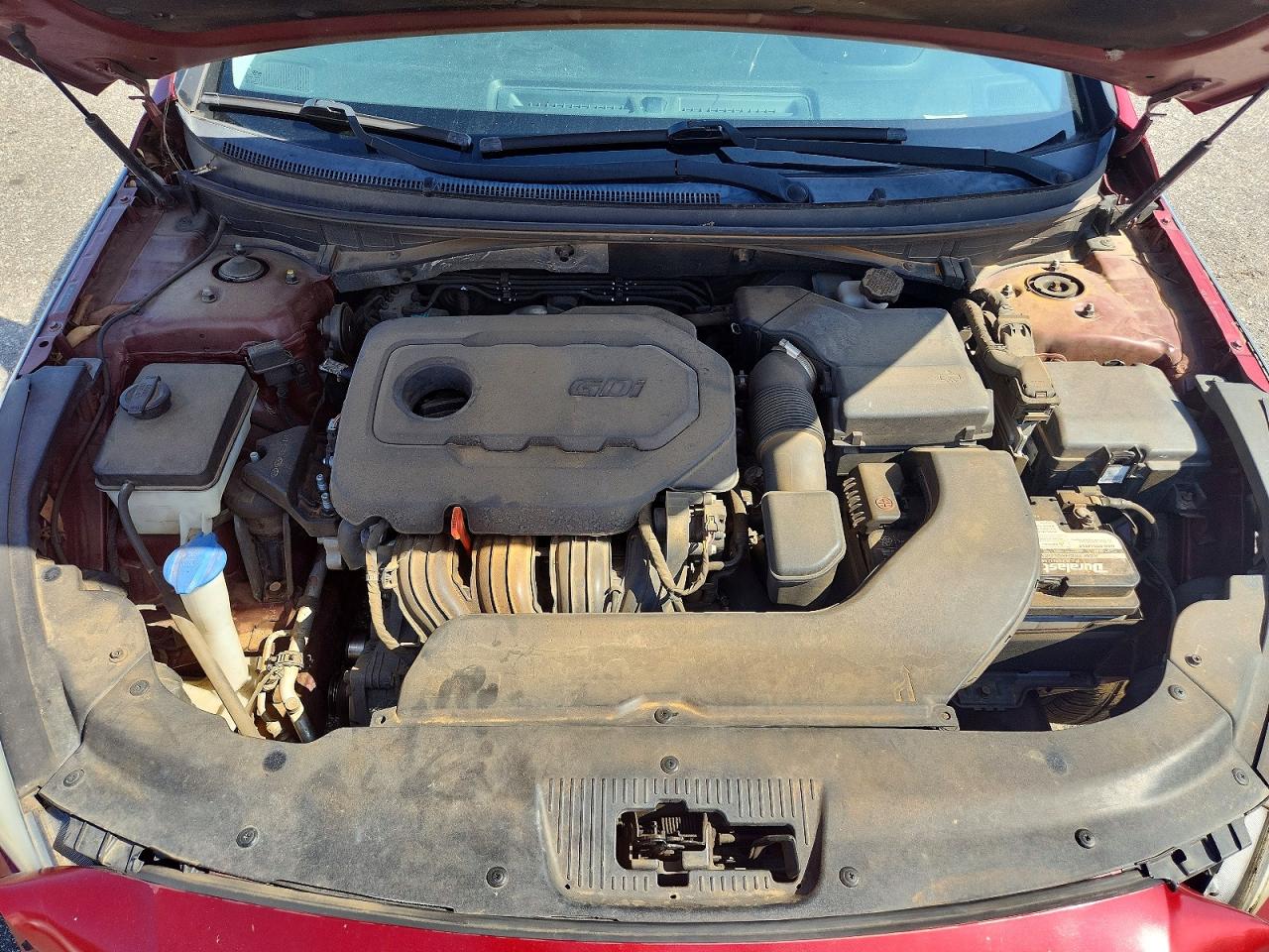 2015 Hyundai Sonata Se Red vin: 5NPE24AF4FH176992