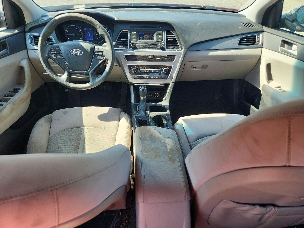 2015 Hyundai Sonata Se Red vin: 5NPE24AF4FH176992