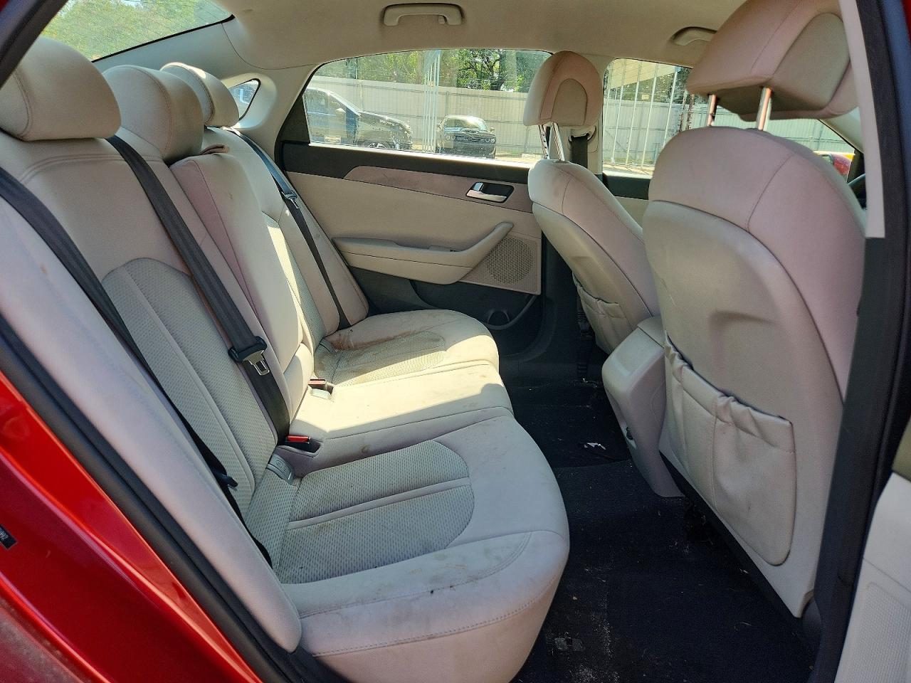 2015 Hyundai Sonata Se Red vin: 5NPE24AF4FH176992