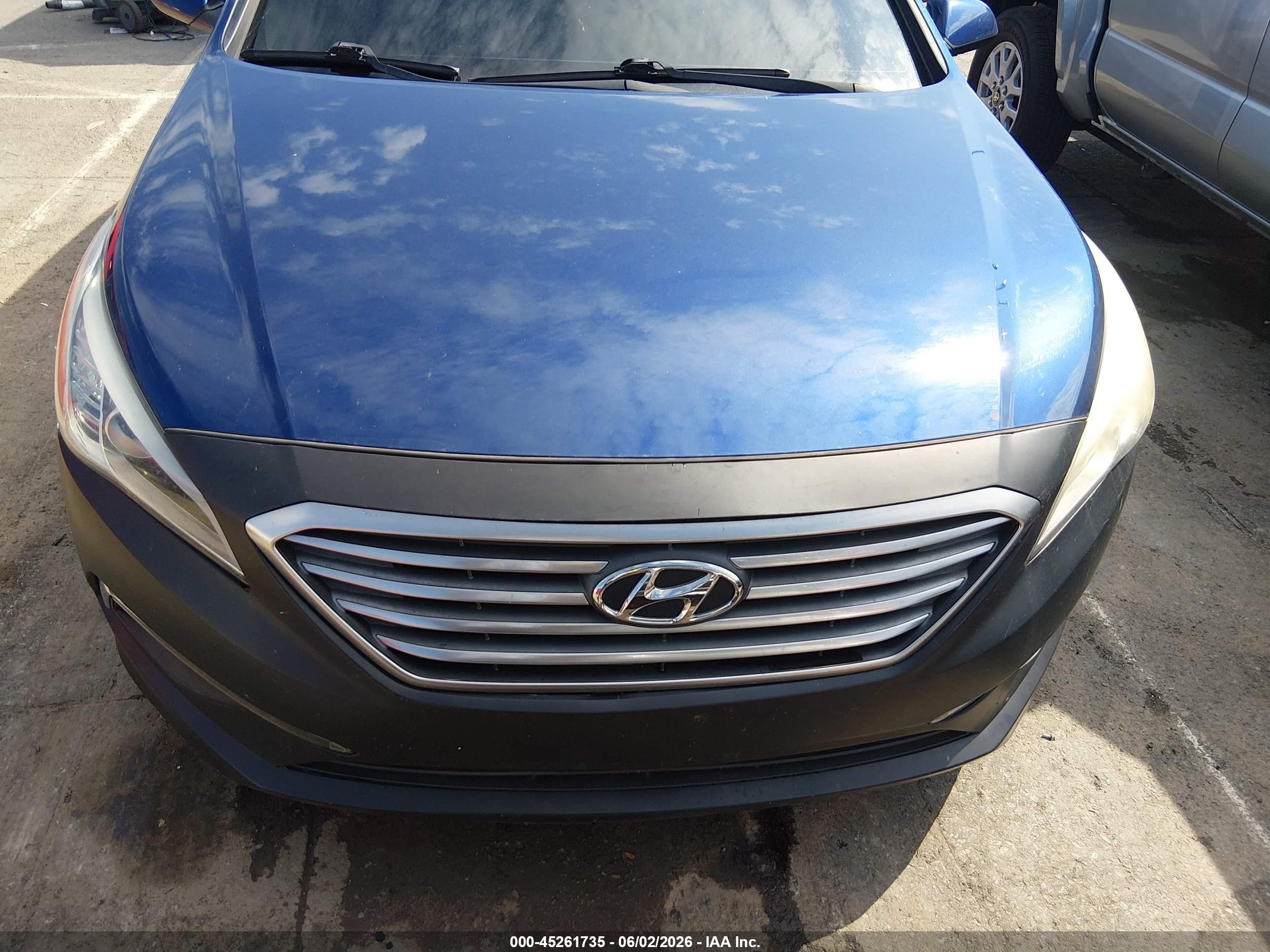 2015 Hyundai Sonata Se Blue vin: 5NPE24AF4FH179052