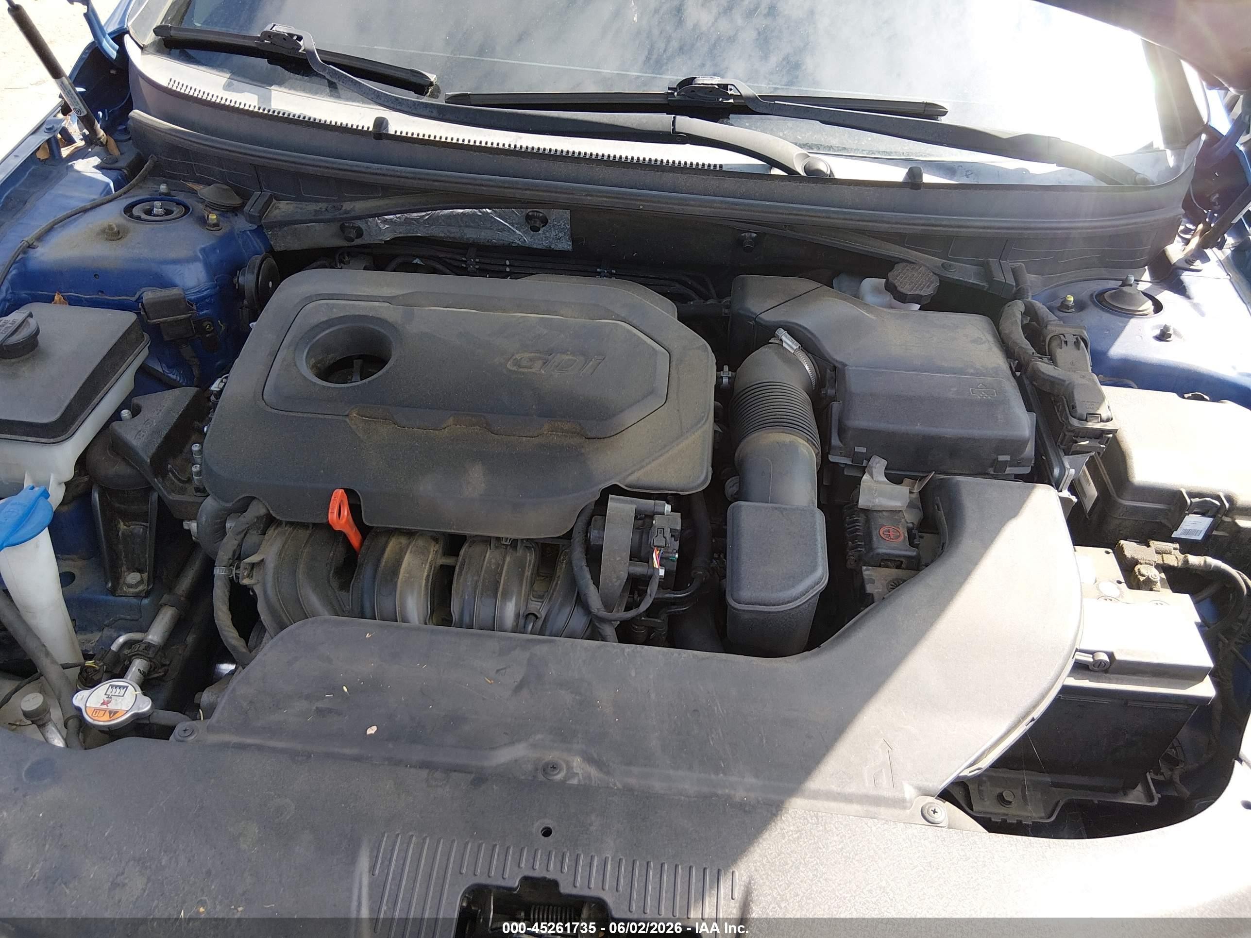 2015 Hyundai Sonata Se Blue vin: 5NPE24AF4FH179052