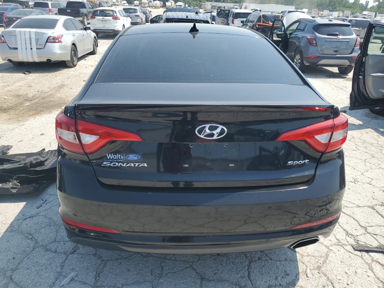 2015 Hyundai Sonata Se Черный vin: 5NPE24AF4FH180041