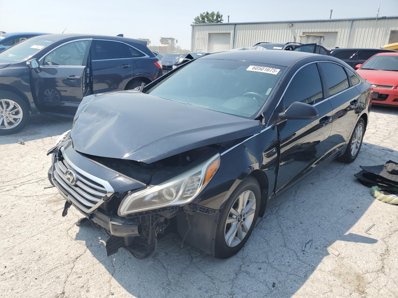2015 Hyundai Sonata Se Black vin: 5NPE24AF4FH180041