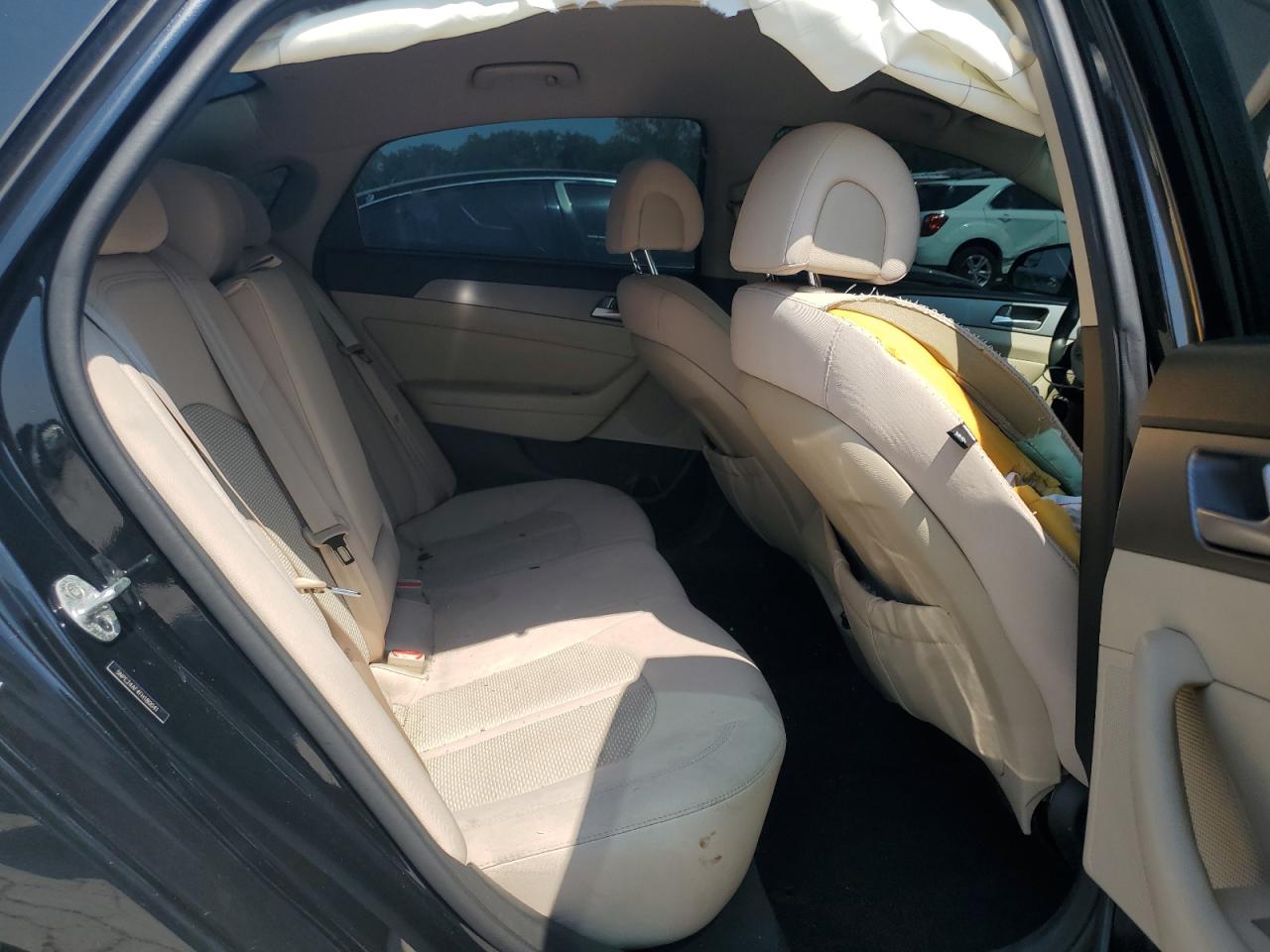 2015 Hyundai Sonata Se Черный vin: 5NPE24AF4FH180041