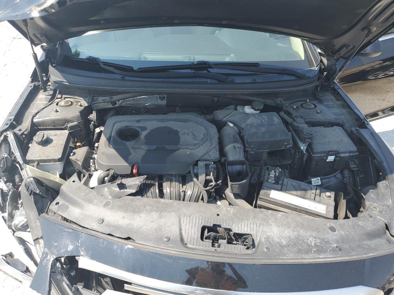 2015 Hyundai Sonata Se Черный vin: 5NPE24AF4FH180041