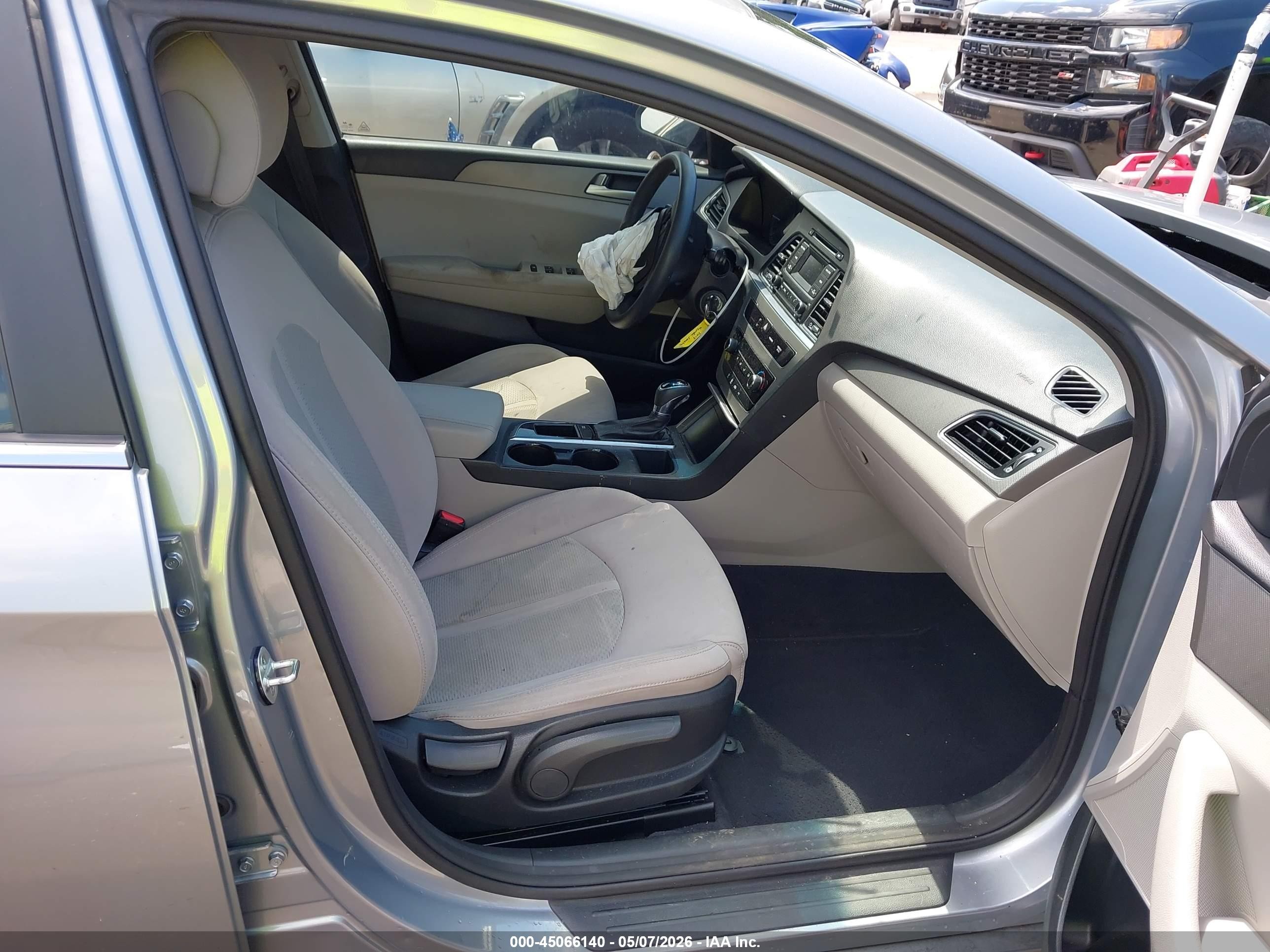 2015 Hyundai Sonata Se Gray vin: 5NPE24AF4FH182985