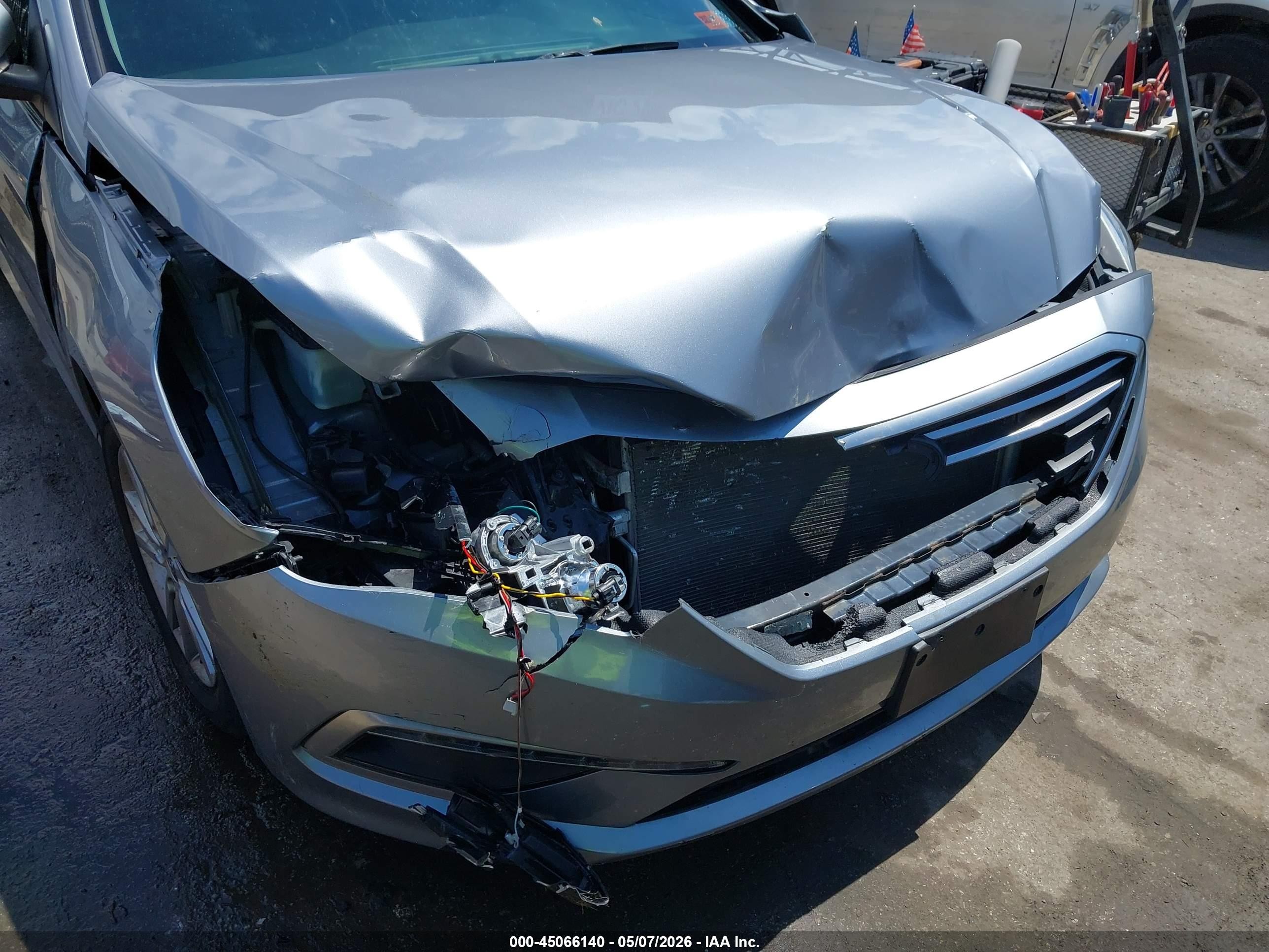 2015 Hyundai Sonata Se Gray vin: 5NPE24AF4FH182985