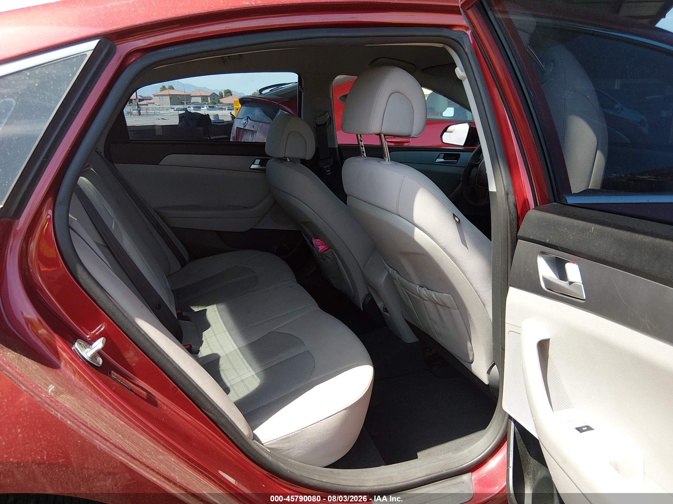 2015 Hyundai Sonata Se Burgundy vin: 5NPE24AF4FH201678