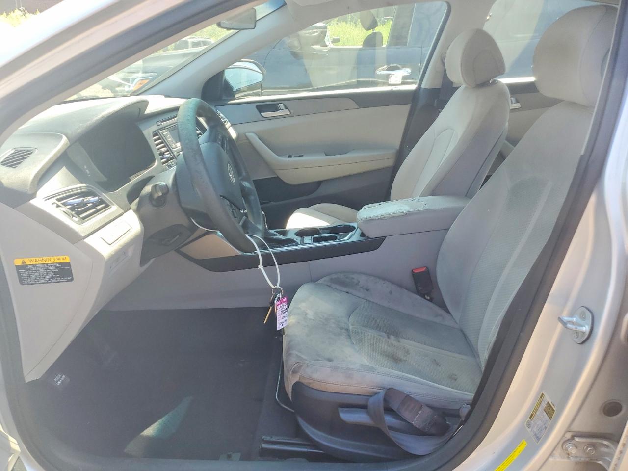 2015 Hyundai Sonata Se Silver vin: 5NPE24AF4FH201972