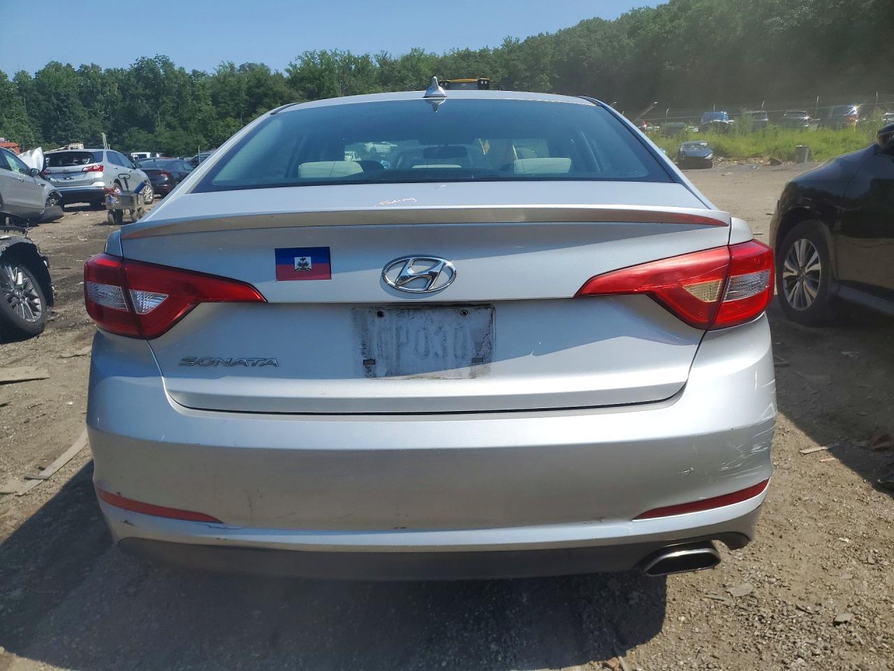 2015 Hyundai Sonata Se Silver vin: 5NPE24AF4FH201972