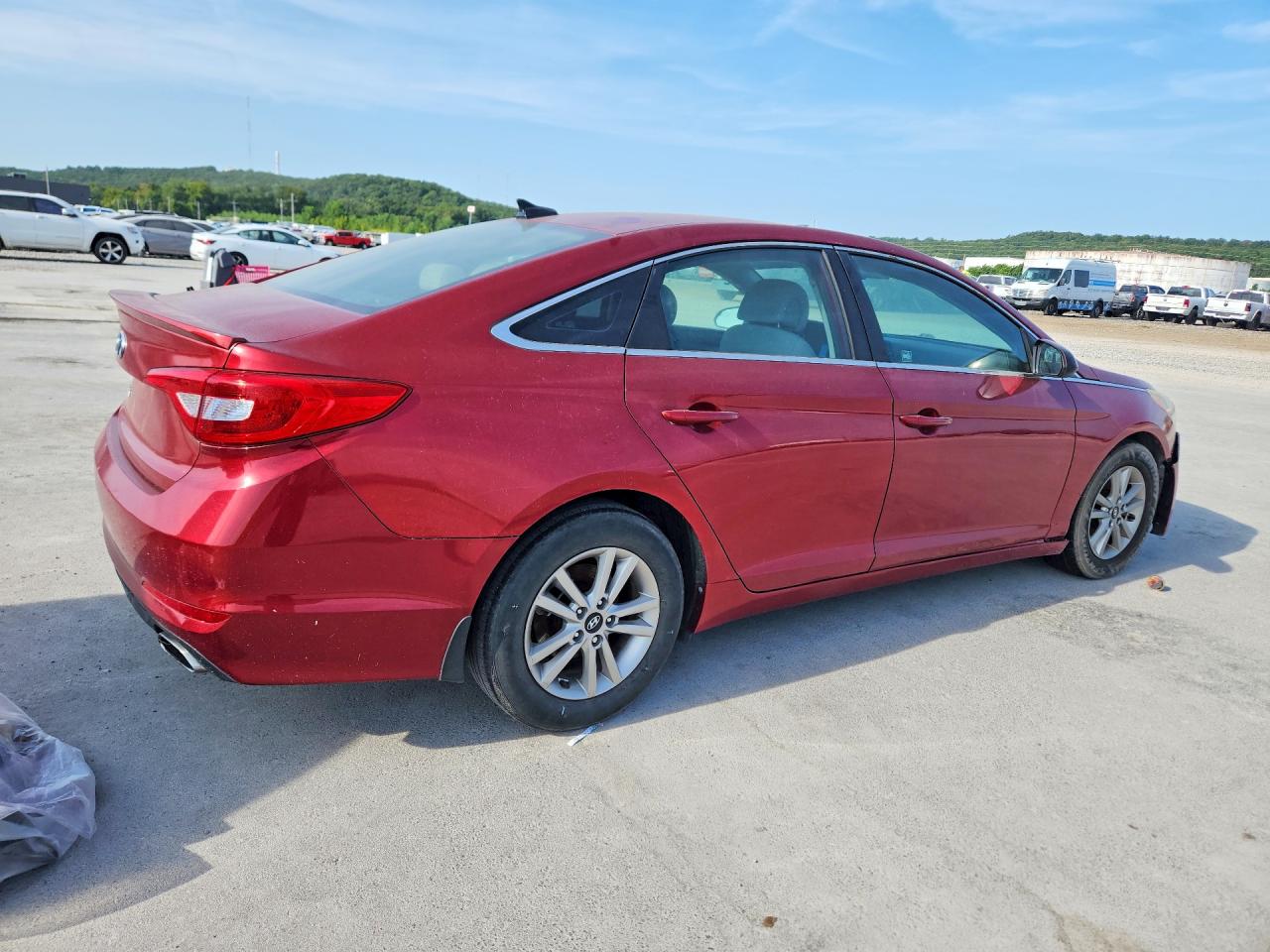 2015 Hyundai Sonata Se Red vin: 5NPE24AF4FH203432