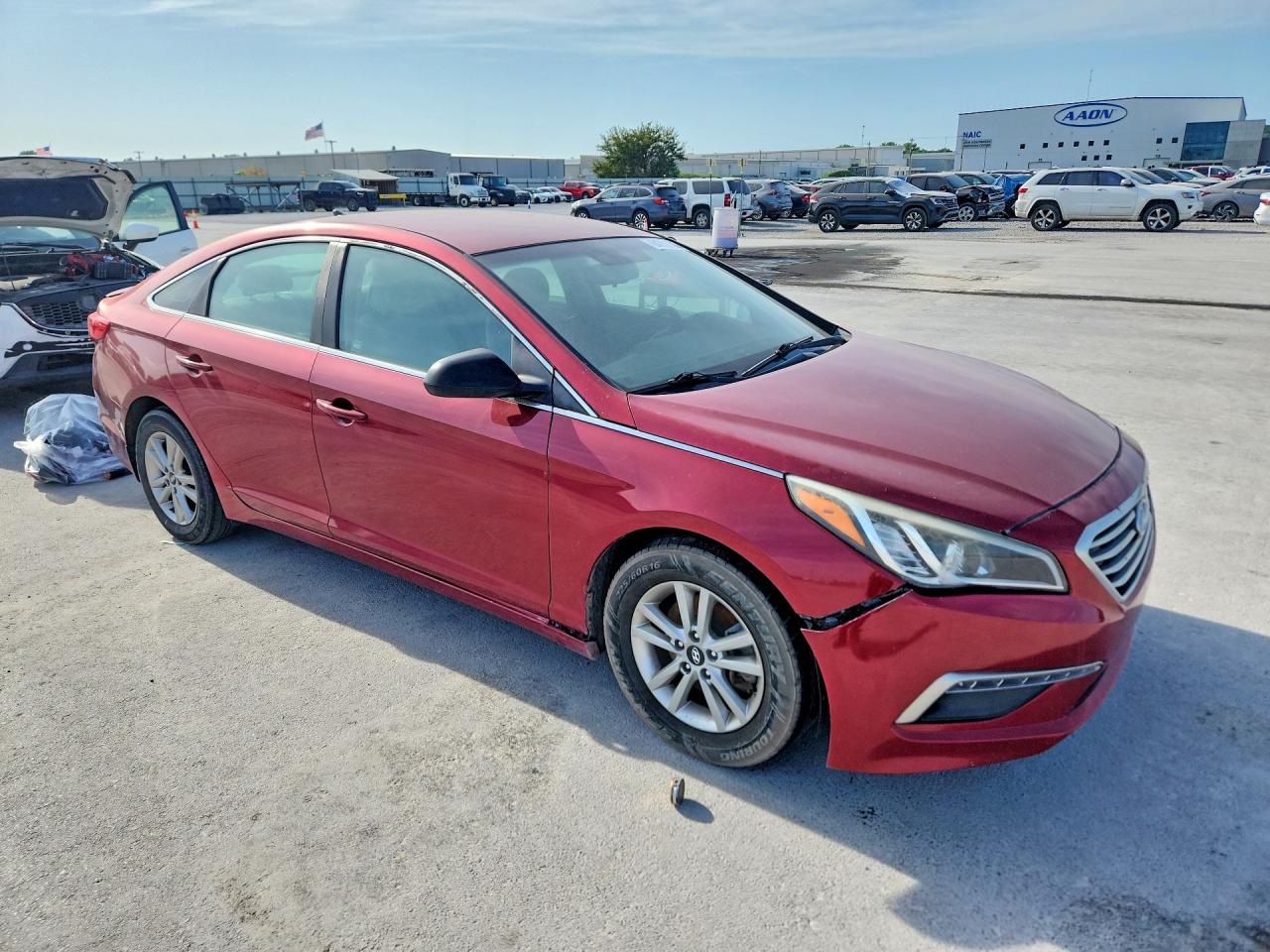 2015 Hyundai Sonata Se Red vin: 5NPE24AF4FH203432