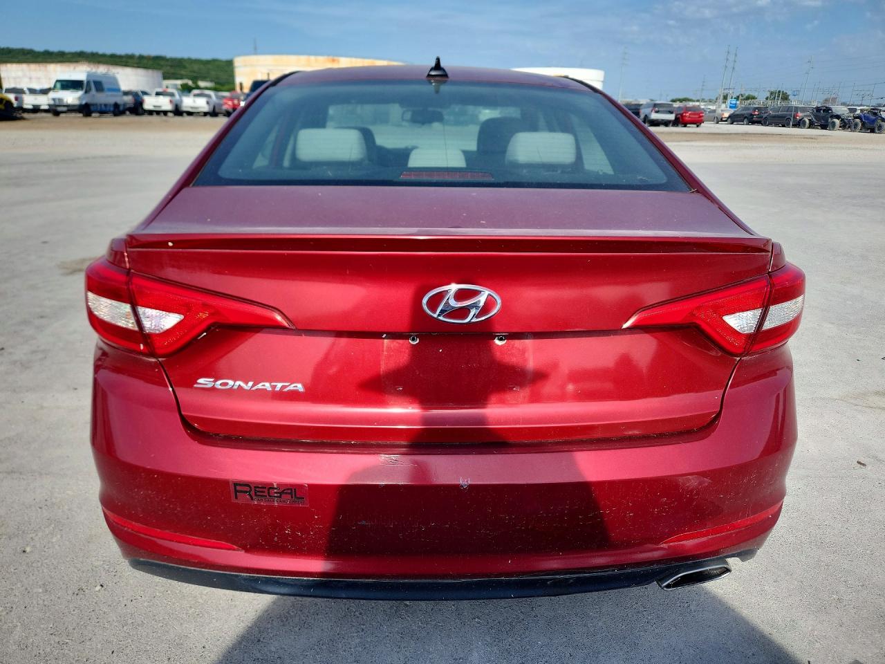 2015 Hyundai Sonata Se Red vin: 5NPE24AF4FH203432