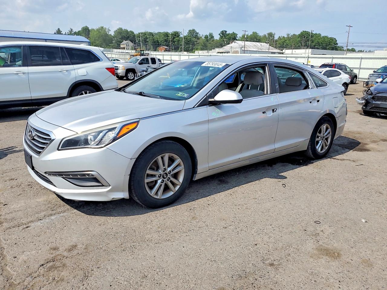 2015 Hyundai Sonata Se Silver vin: 5NPE24AF4FH204385