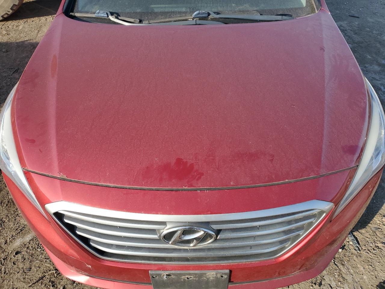 2015 Hyundai Sonata Se Red vin: 5NPE24AF4FH206542