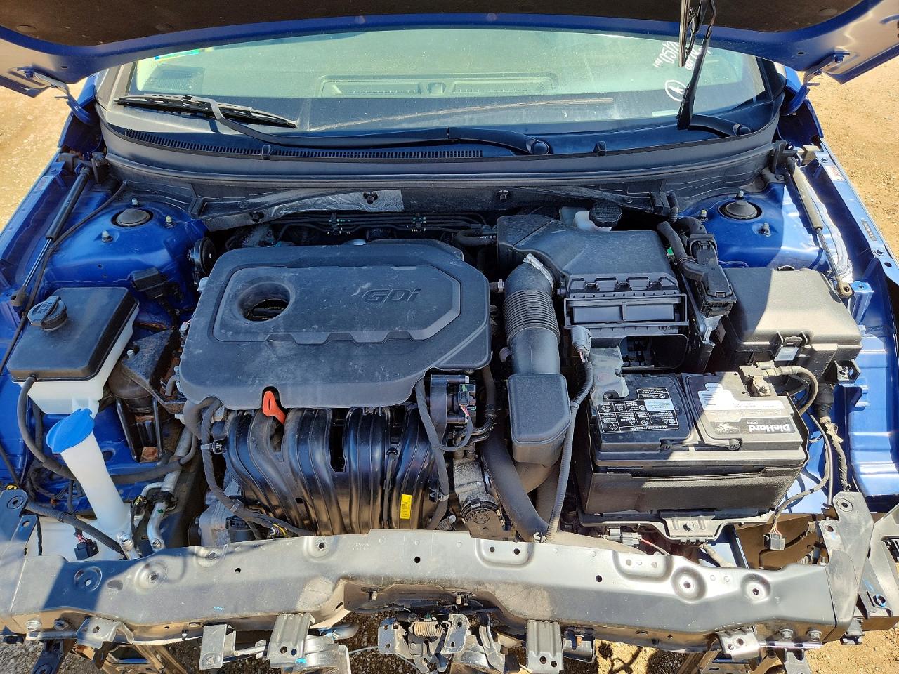 2015 Hyundai Sonata Se Blue vin: 5NPE24AF4FH206878