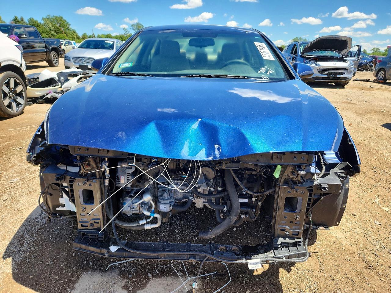2015 Hyundai Sonata Se Blue vin: 5NPE24AF4FH206878