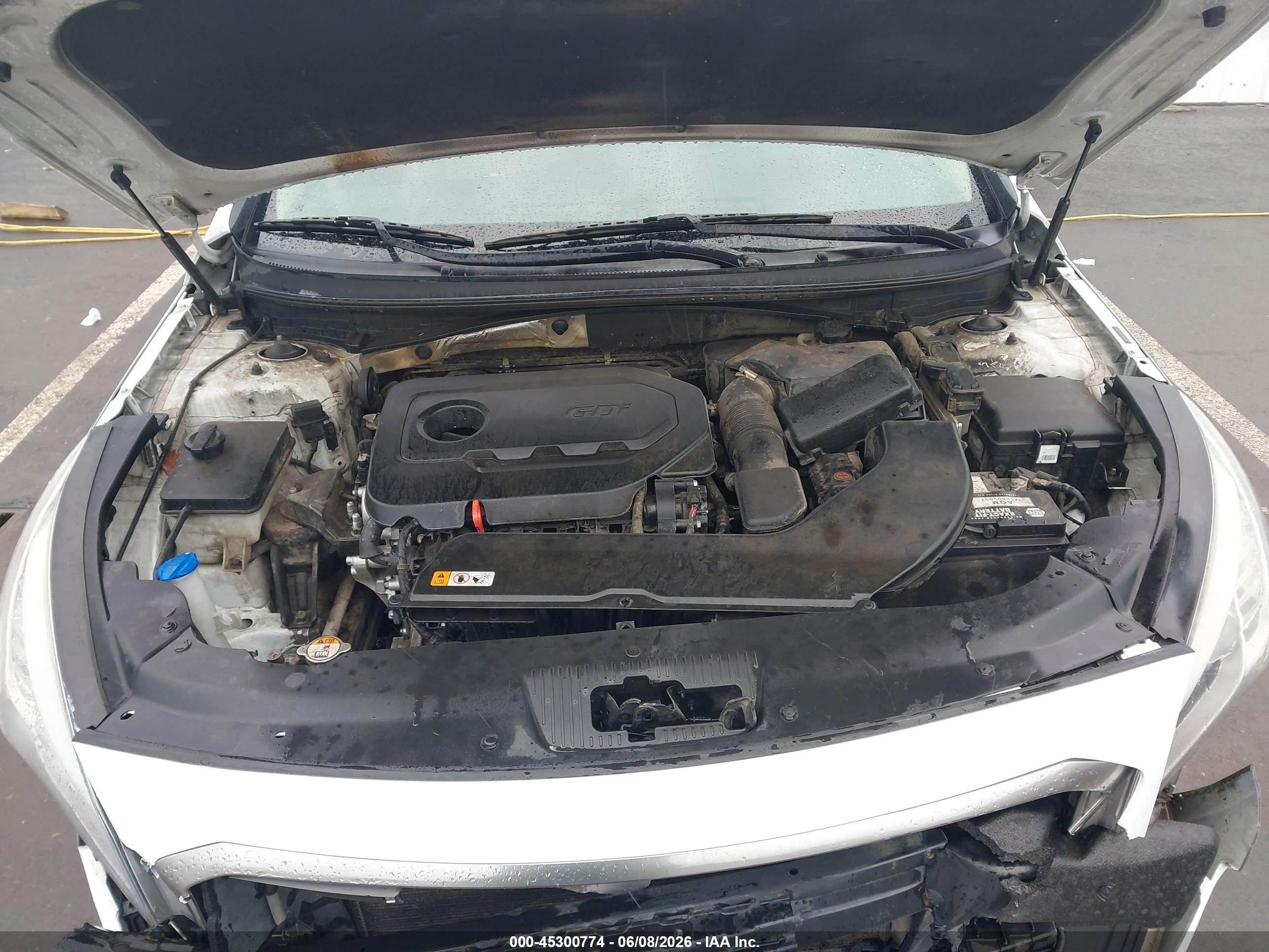 2015 Hyundai Sonata Se White vin: 5NPE24AF4FH220098