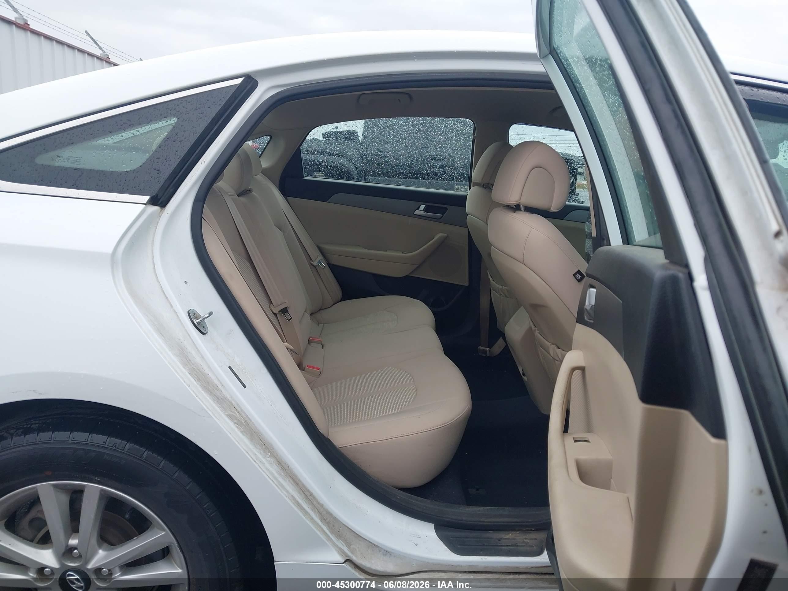 2015 Hyundai Sonata Se White vin: 5NPE24AF4FH220098
