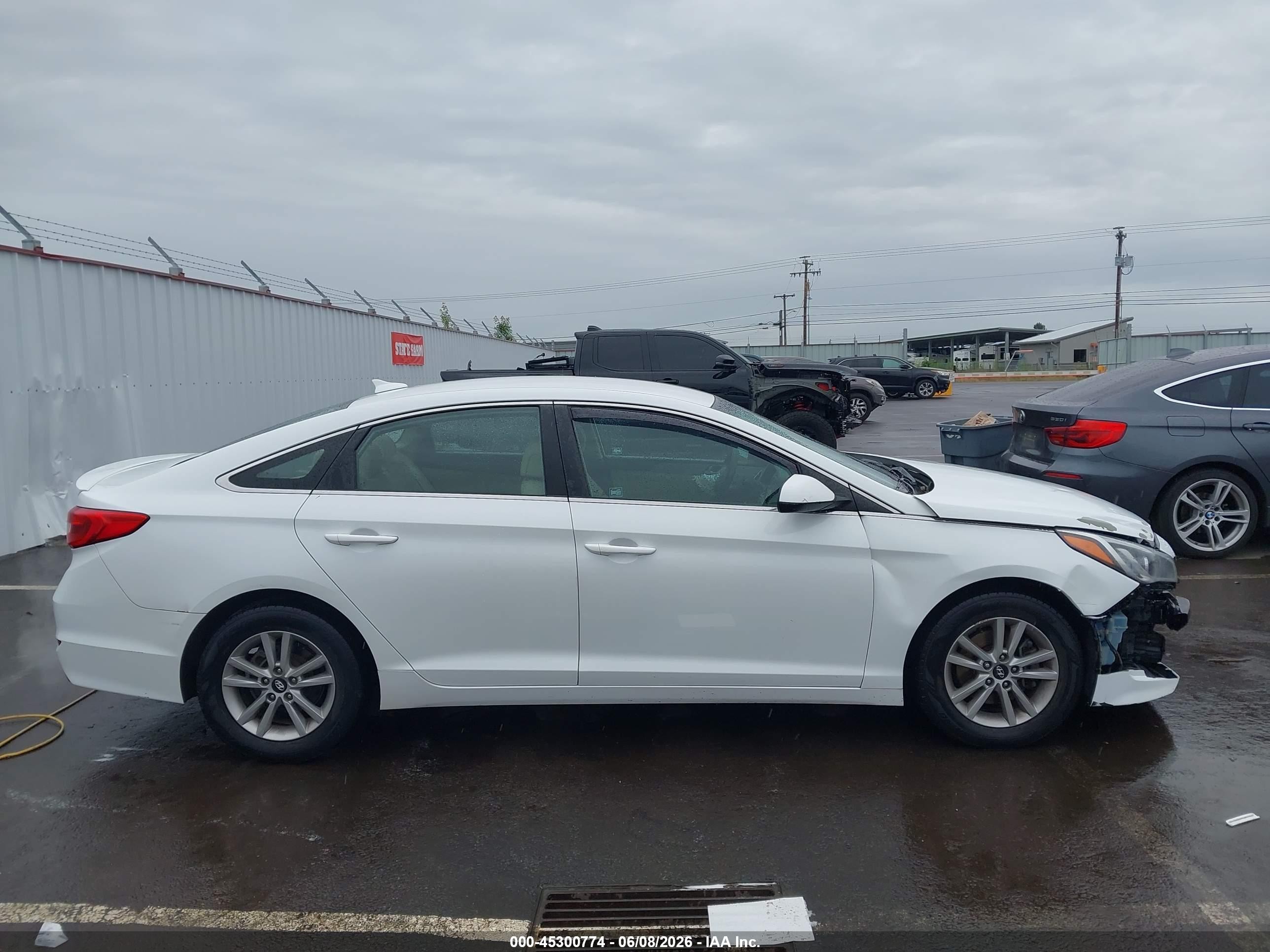 2015 Hyundai Sonata Se White vin: 5NPE24AF4FH220098