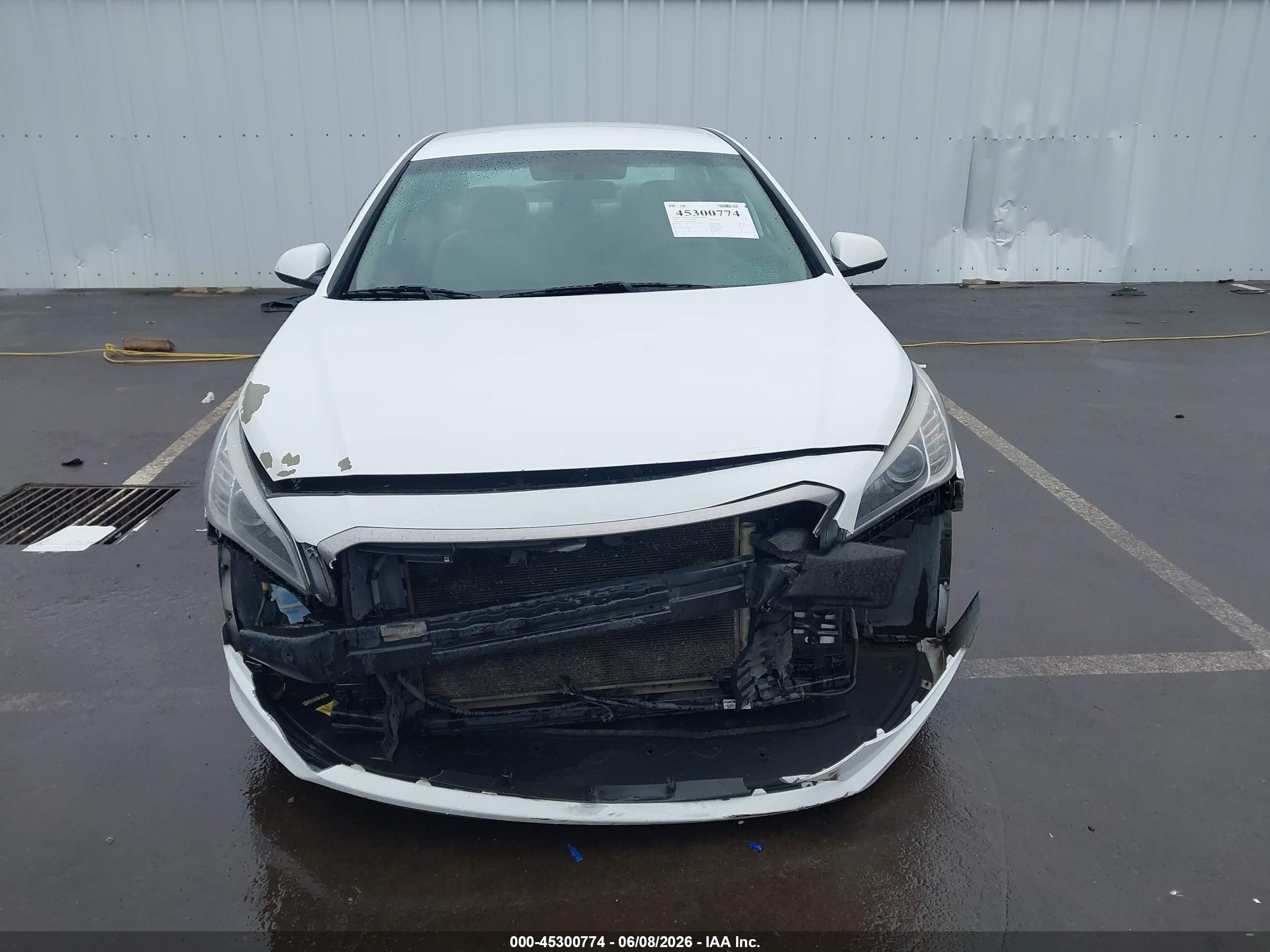 2015 Hyundai Sonata Se White vin: 5NPE24AF4FH220098