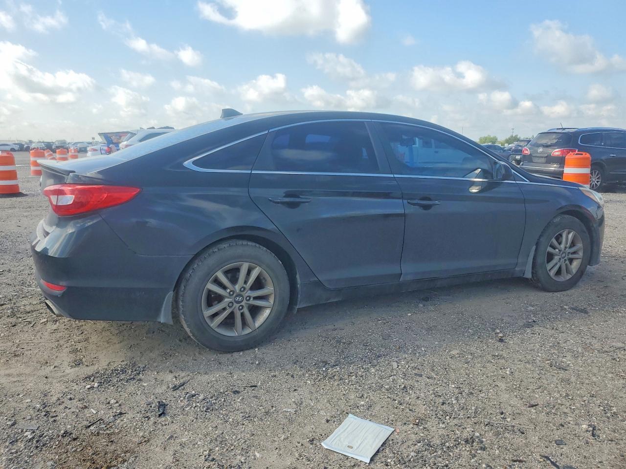 2015 Hyundai Sonata Se Black vin: 5NPE24AF4FH224880
