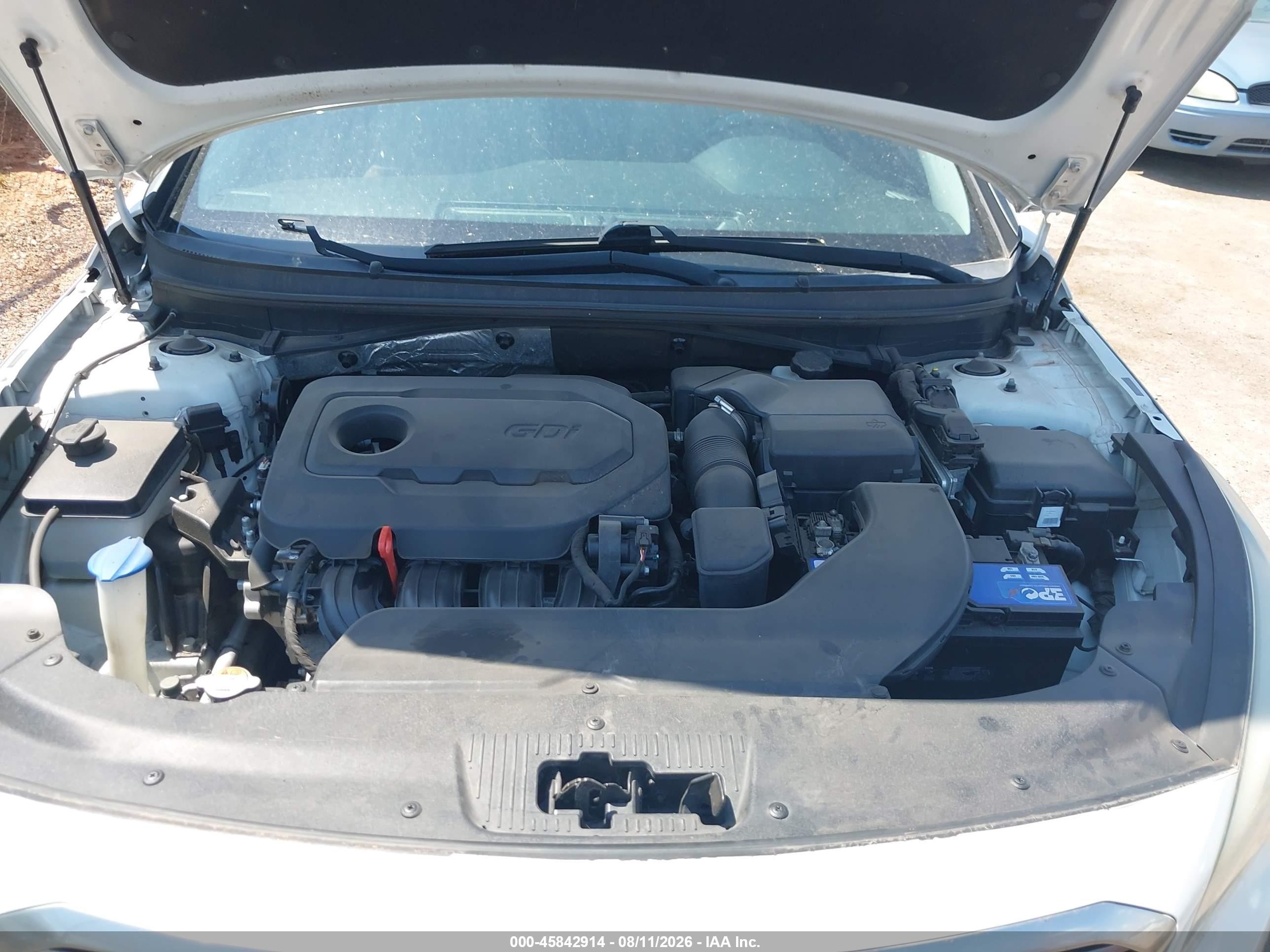 2015 Hyundai Sonata Se White vin: 5NPE24AF4FH232316