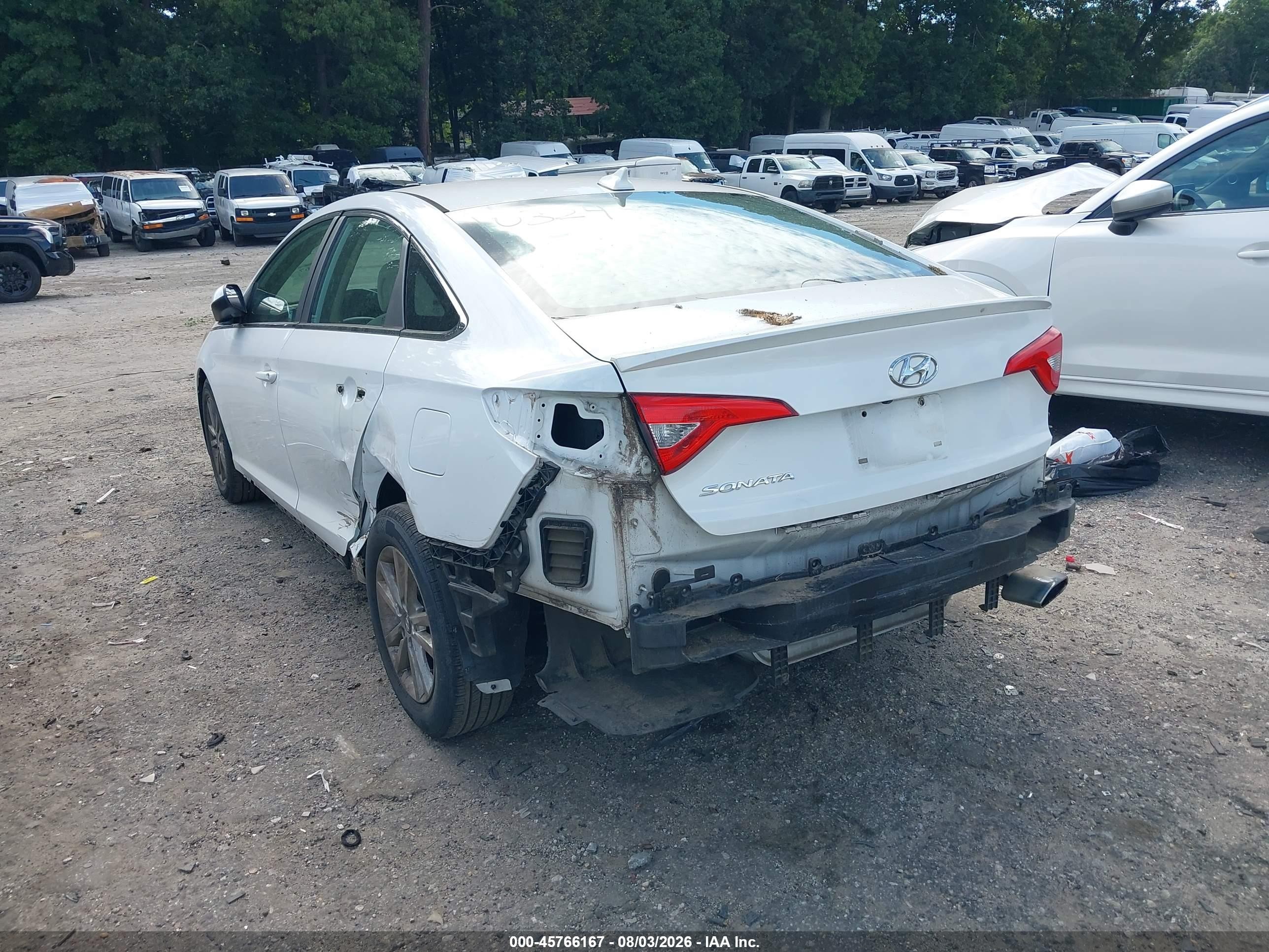 2015 Hyundai Sonata Se Белый vin: 5NPE24AF4FH232509