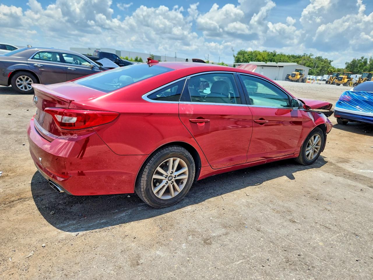 2015 Hyundai Sonata Se Red vin: 5NPE24AF4FH234275