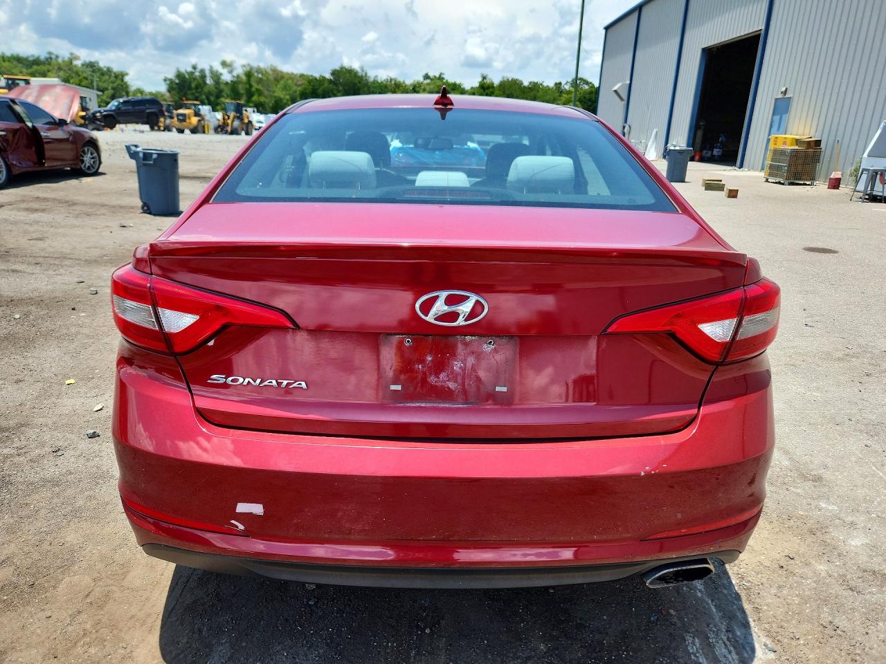2015 Hyundai Sonata Se Red vin: 5NPE24AF4FH234275