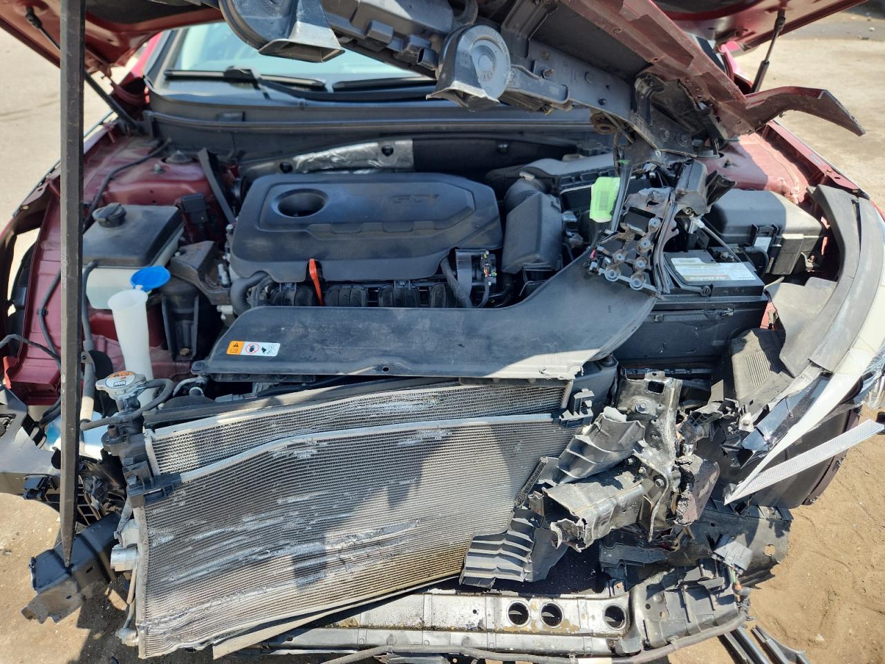 2015 Hyundai Sonata Se Red vin: 5NPE24AF4FH234275