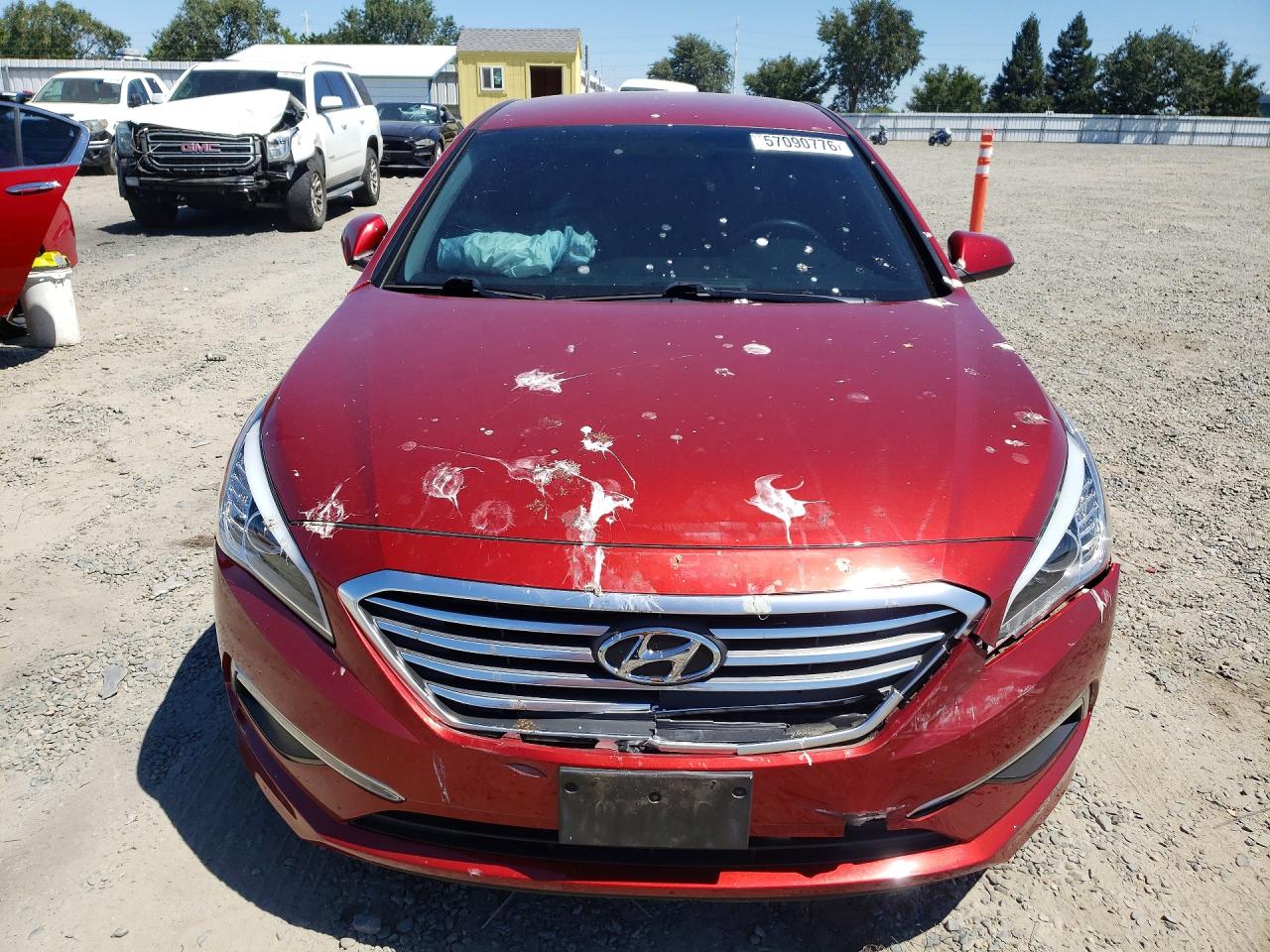 2015 Hyundai Sonata Se Red vin: 5NPE24AF4FH239430