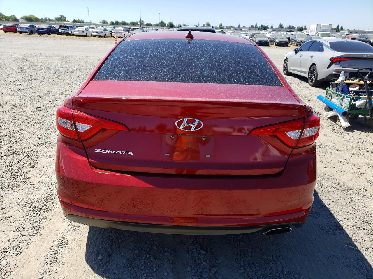 2015 Hyundai Sonata Se Red vin: 5NPE24AF4FH239430