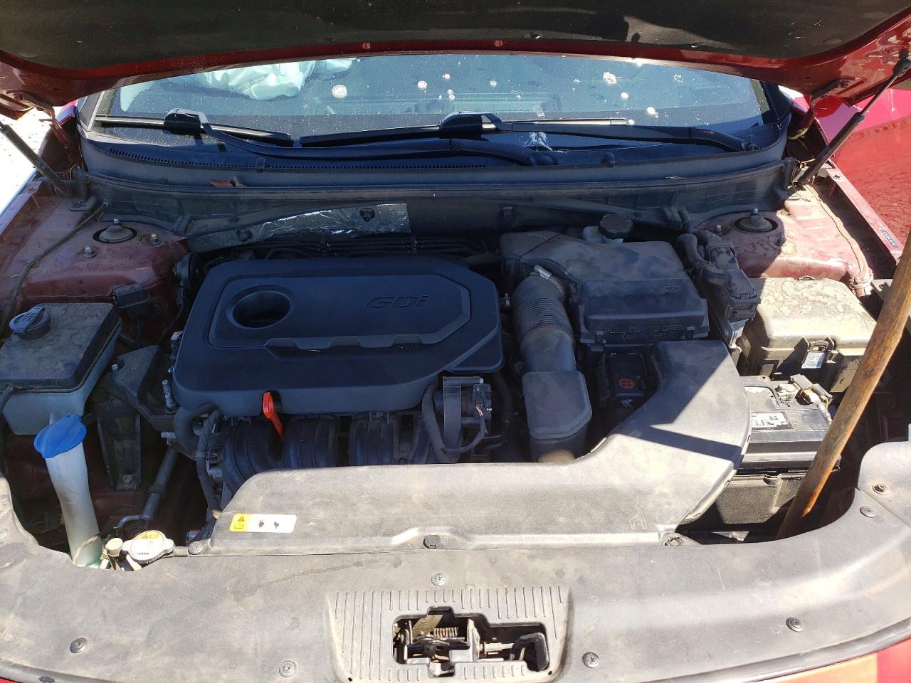 2015 Hyundai Sonata Se Red vin: 5NPE24AF4FH239430