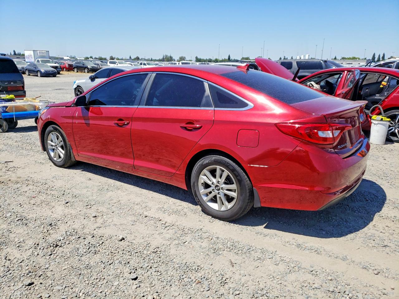 2015 Hyundai Sonata Se Red vin: 5NPE24AF4FH239430