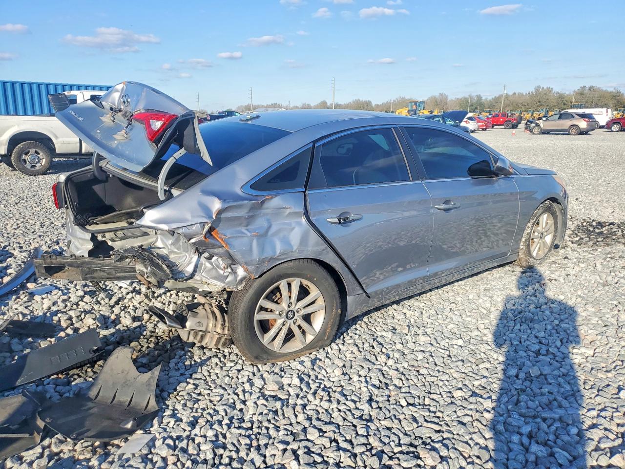 2015 Hyundai Sonata Se Silver vin: 5NPE24AF4FH242568