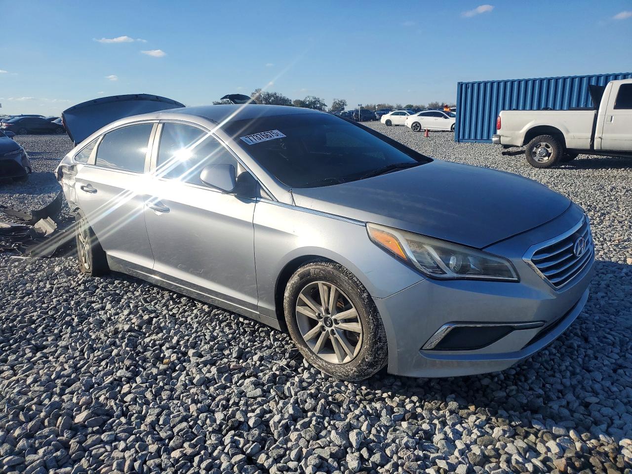 2015 Hyundai Sonata Se Silver vin: 5NPE24AF4FH242568