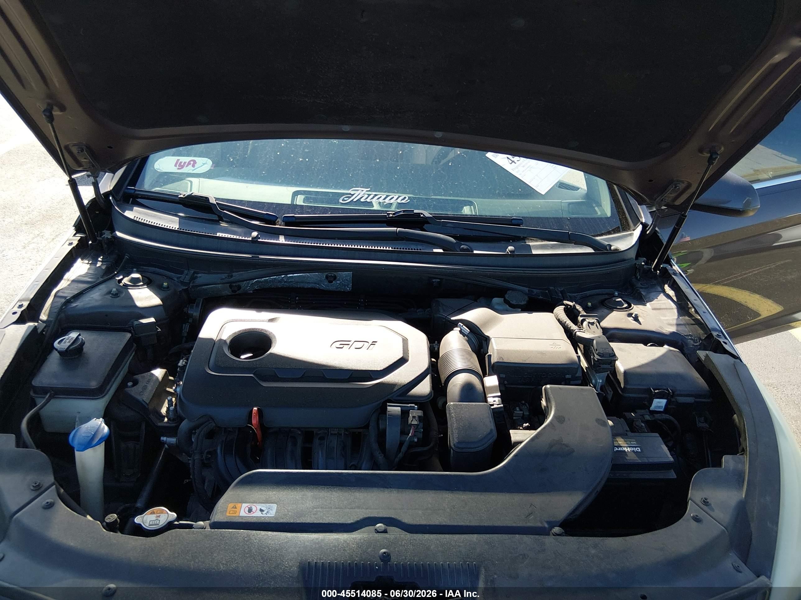 2015 Hyundai Sonata Se Серый vin: 5NPE24AF4FH242621