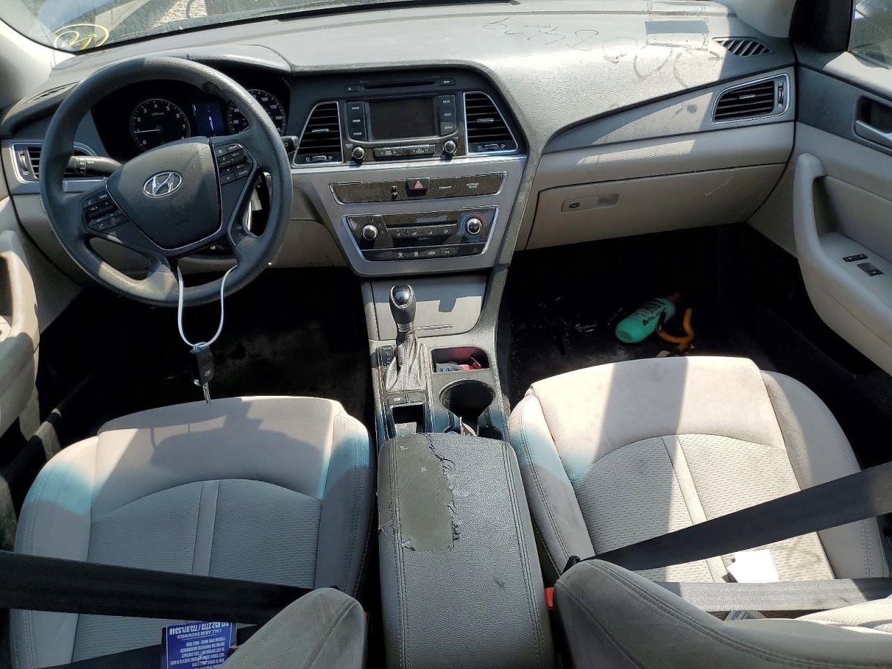 2015 Hyundai Sonata Se Синий vin: 5NPE24AF4FH252534