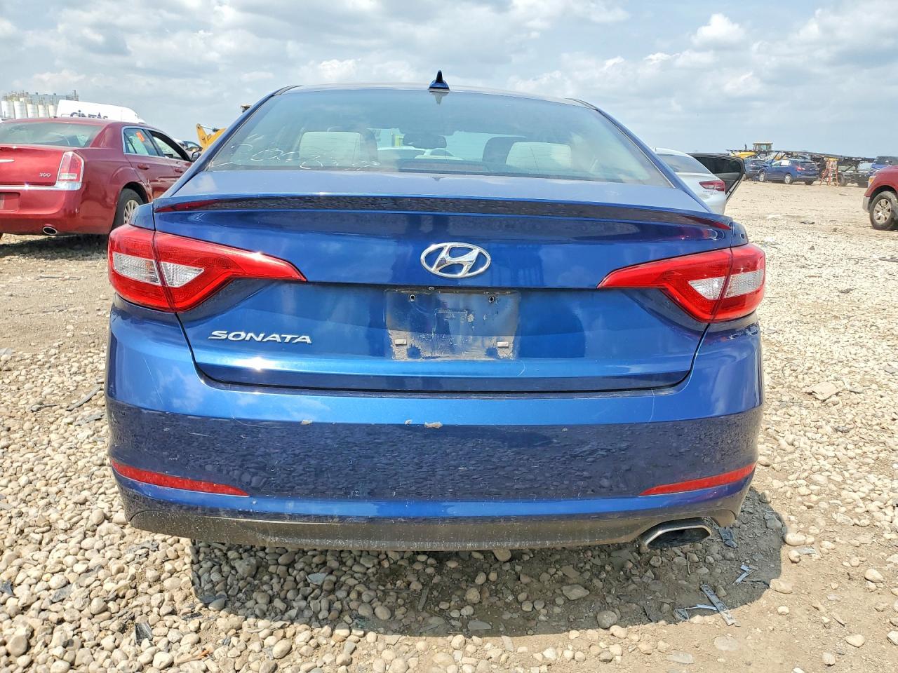 2015 Hyundai Sonata Se Синий vin: 5NPE24AF4FH252534