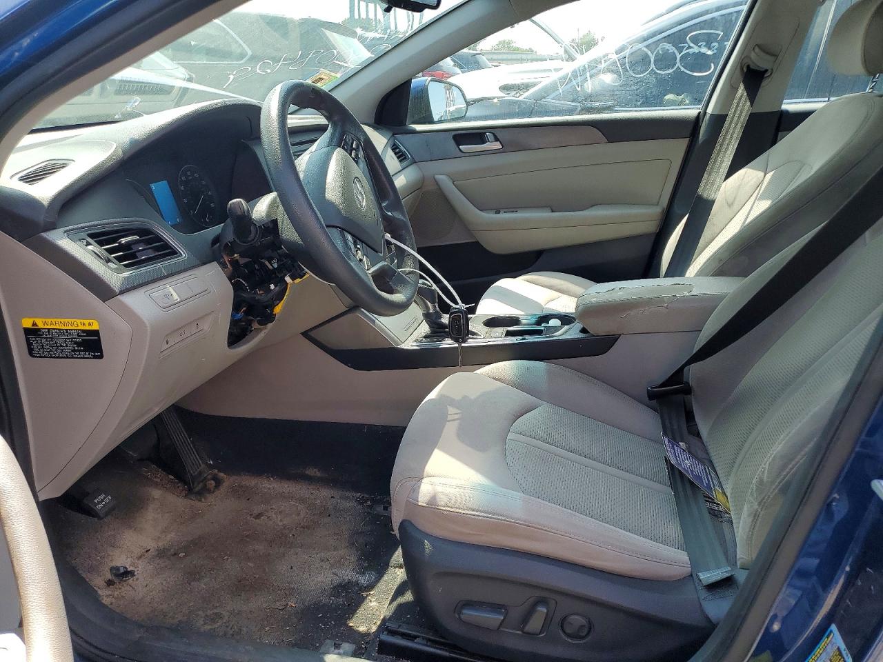 2015 Hyundai Sonata Se Синий vin: 5NPE24AF4FH252534
