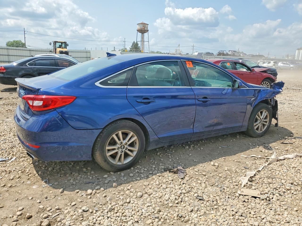 2015 Hyundai Sonata Se Синий vin: 5NPE24AF4FH252534