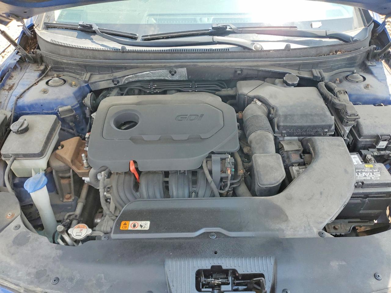2015 Hyundai Sonata Se Синий vin: 5NPE24AF4FH252534
