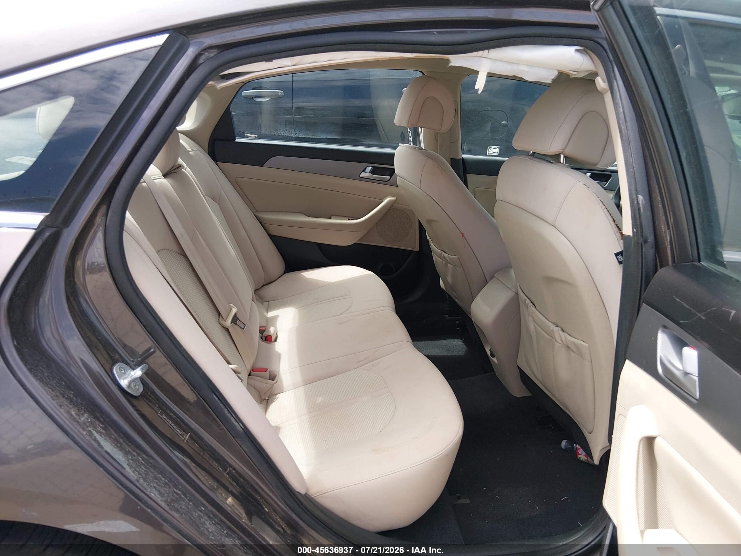 2015 Hyundai Sonata Se Серый vin: 5NPE24AF4FH253800