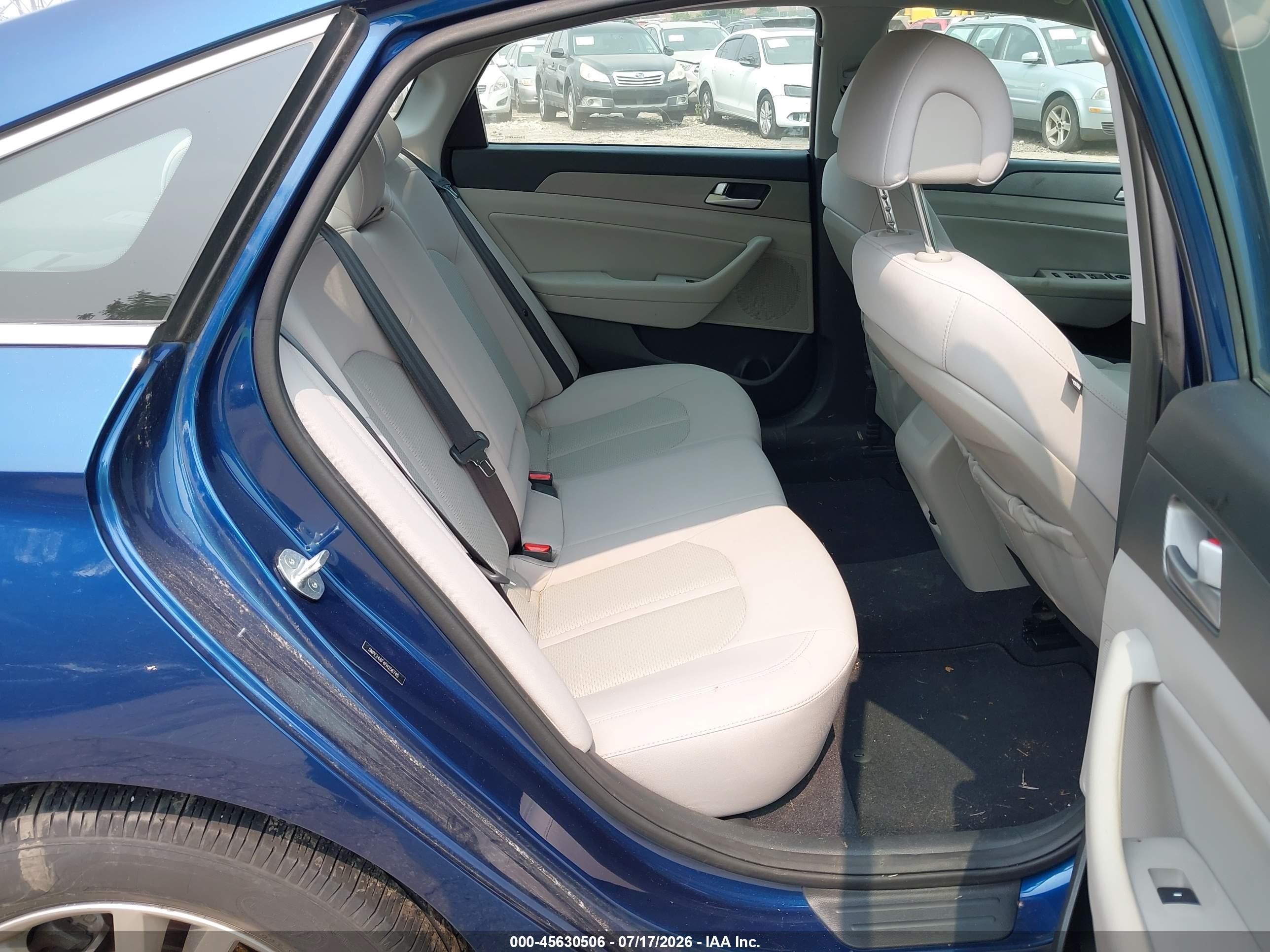 2015 Hyundai Sonata Se Синий vin: 5NPE24AF4FH256745