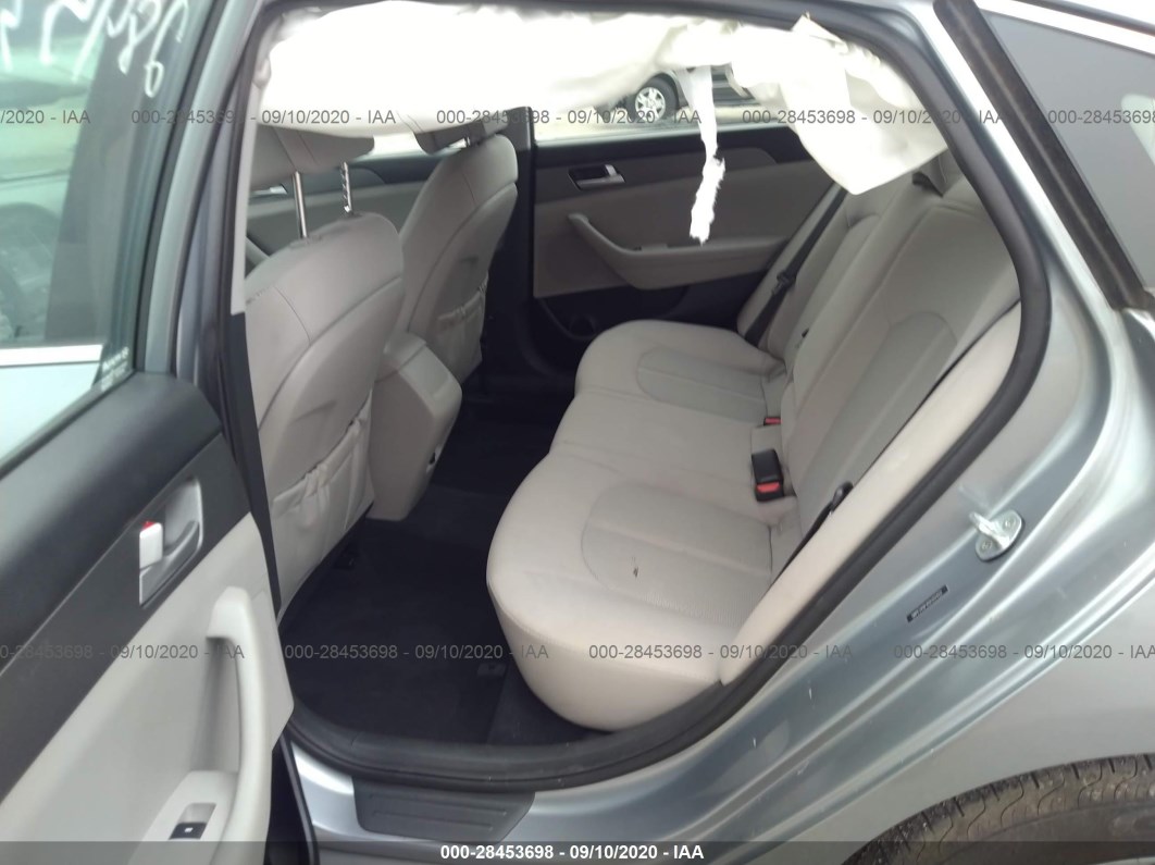 2016 Hyundai Sonata 2.4l Se Gray vin: 5NPE24AF4GH351422
