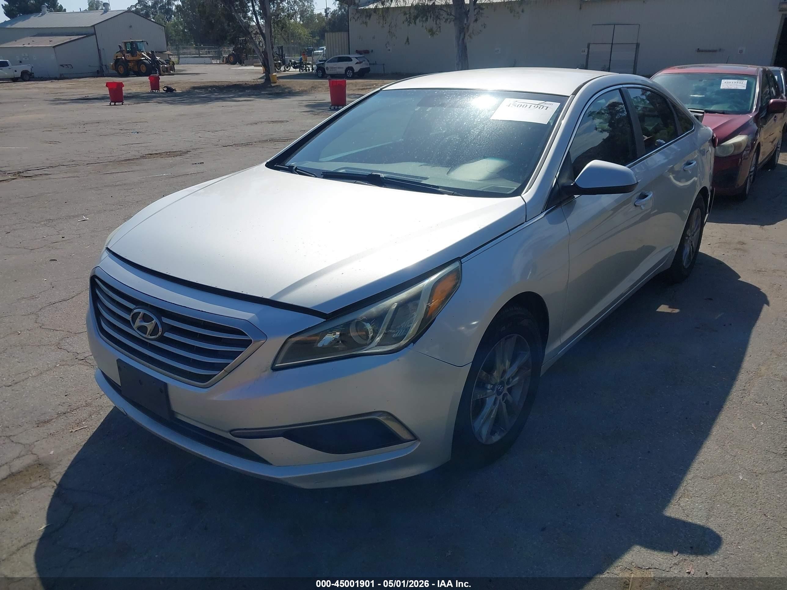 2016 Hyundai Sonata Se Серебряный vin: 5NPE24AF4GH362341